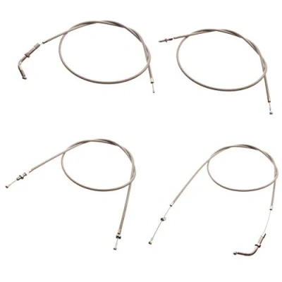 Abbildung von MOTOFLEX Bowdenzug Set in Grau Simson SR2, SR2E (ab Fahrzg. 833190)