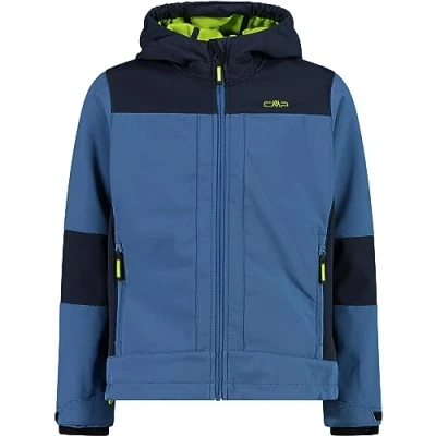 Abbildung von CMP KID Jacket FIX HOOD Unisex Softshelljacke für Kinder, Größe: 128, Dusty blue