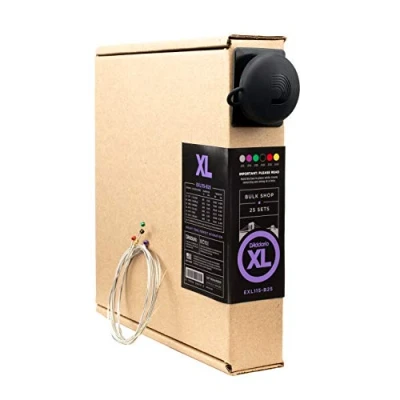 Abbildung von D&#039;Addario Gitarrensaiten E Gitarre Gitarren Saiten EXL115 B25 Med. Blues/Jazz Rock, 11 49 25 Stück