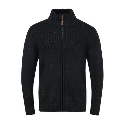 Abbildung von Indicode Jeans Idbergen Strickjacke, Herren, Größe: Small, Black