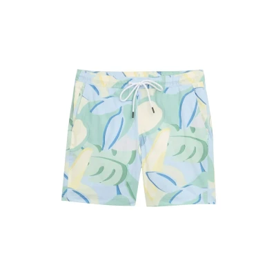 Abbildung von TOM Tailor Denim BADE MIT print Badeshorts, Herren, Größe: XL, Colorful big tropical
