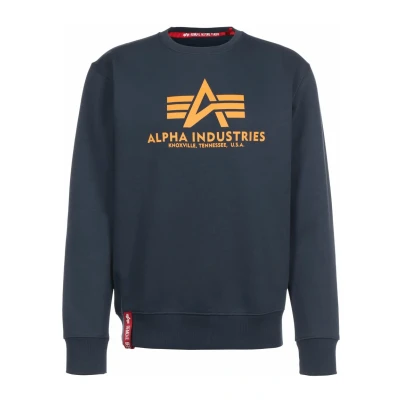 Abbildung von Alpha Industries Sweatshirt, Herren, Größe: XXL, New navy/wheat