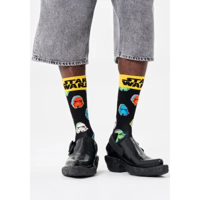 Abbildung von Happy Socks Langsocken, (2er Pack), mit markanten Flammenmustern
