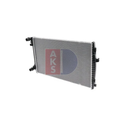Abbildung von AKS DASIS 480081N Kühler, Motorkühlung 651 407 24 Kühlrippen gelötet VOLKSWAGEN: Golf 7 Schrägheck, Variant, Passat B8 Variant