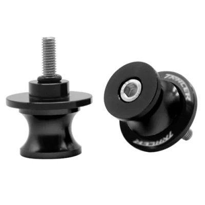 Abbildung von M6 CNC Aluminium Ständeraufnahme Bobbins Montageständer für Tracer 900 GT 700 2016 2019 7 2021+ Schwarz