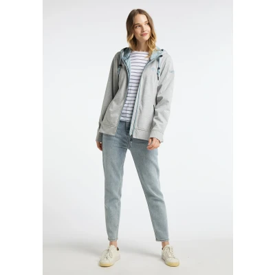 Abbildung von Schmuddelwedda Funktionsjacke Damen Hellgrau Melange Icemint