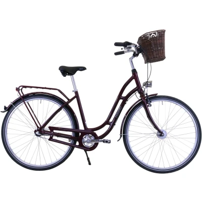 Abbildung von HAWK Bikes Cityrad &quot;HAWK City Classic Joy Bordeaux&quot;, 3 Gang, Shimano, Nexus Schaltwerk, für Damen und Herren
