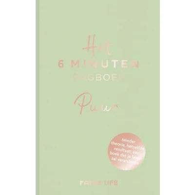 Abbildung von Het 6 minuten dagboek PUUR: Minder theorie, hetzelfde resultaat: een boek dat je leven zal veranderen