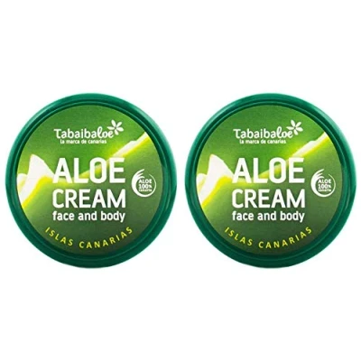 Abbildung von Tabaibaloe Aloe Vera Feuchtigkeitscreme für Gesicht und Körper 50 ml x 2 Einheiten