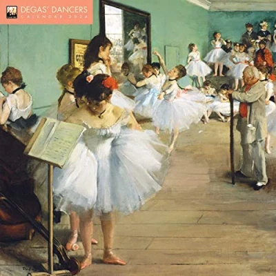 Abbildung von Degas Dancers Tänzerinnen 2024: Original Flame Tree Publishing Kalender [Kalender] (Wall Kalender)