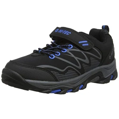 Abbildung von HI TEC Blackout LOW JR Unisex Hikingschuh für Kinder, Größe: 37, Black/blue Kunststoff