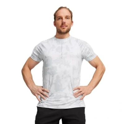 Abbildung von Puma Tshirt print, Herren, Größe: XL, Silver mist
