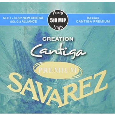 Abbildung von Savarez Strings Herstellung von Konzertgitarren Cantiga Premium High Tension Satz, STSAV51 50489