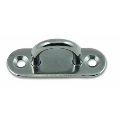 Abbildung von Chapuis PLAI3 2 Augplatten Rostfreier Stahl Lochabstand 20 mm Unterlegplatte 80 x 26