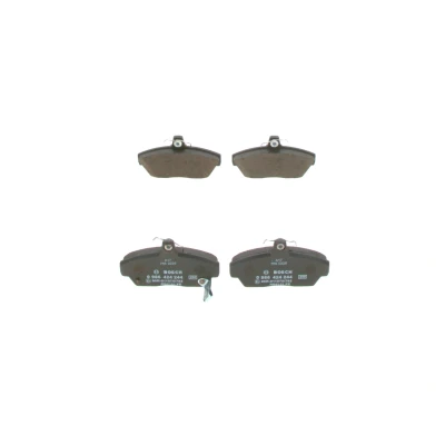 Abbildung von BOSCH 0 986 424 244 Bremsbelagsatz Low Metallic mit akustischer Verschleißwarnung ROVER: 200 Cabrio, Hatchback