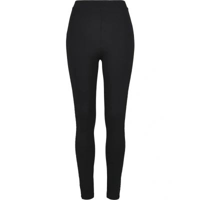 Abbildung von Urban Classics Flock LACE Stripe Leggings Hosen, Damen, Größe: Small, Black