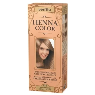 Abbildung von Venita Henna Color Haarfärbemittel, 112 Ciemny Blond, 75 ml