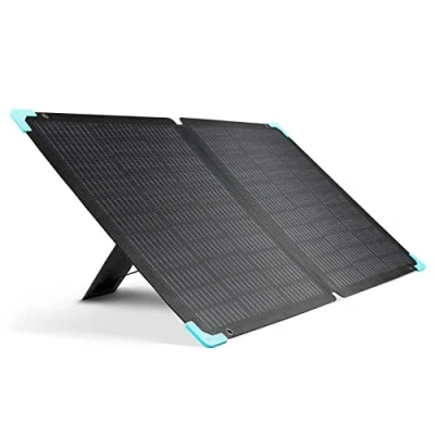 Abbildung von Renogy Faltbares Solarpanel Solarmodul 120W für Tragbare Powerstation, Wasserdicht mit Verstellbaren Ständern, Wohnmobil, Wohnwagen, Netzunabhängig Rsp120ef