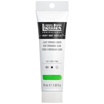 Abbildung von Liquitex 1045650 Professional Heavy Body Acrylfarbe in Künstlerqualität mit ausgezeichneter Lichtechtheit buttriger Konsistenz, 59ml Tube Smaragdgrün hell