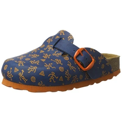 Abbildung von Pantolette blau Jungen Bioline Clog Kids