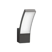 Abbildung von Philips Outdoor Ultra Efficient Splay Wandleuchte 3,8W, 2700 Kelvin, IP44 wetterfest, anthrazit