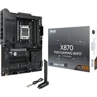 Abbildung von ASUS X870 MAX Gaming WIFI7 Mainboard Sockel AMD AM5 (Ryzen 9000, ATX, DDR5 Speicher, PCIe 5.0, WiFi 7, Aura Sync, Slot Q Release, CEC Tier II)
