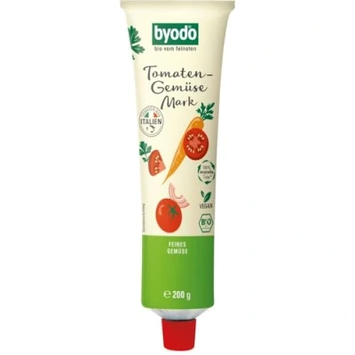 Abbildung von Byodo Tomaten Gemüse Mark Doppelfrucht in der Tube 200 g