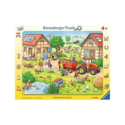 Abbildung von Ravensburger Puzzle Mein kleiner Bauernhof 24 Teile Rahmenpuzzle, Puzzleteile