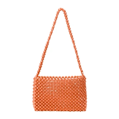 Abbildung von Dreimaster Handtasche Frauen pfirsich