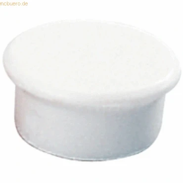 Abbildung von 10 x Dahle Magnet rund 13mm weiß