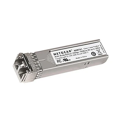 Abbildung von 10er Pack NETGEAR AXM761 Transceiver Modul SFP+, 10GBase SR, 10 Gbit/s, LC Duplex, bis zu 550 m