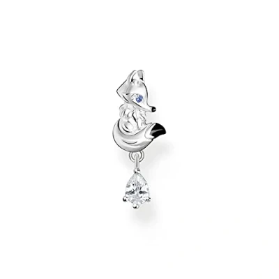 Abbildung von THOMAS SABO Single Ohrstecker Fuchs mit weißem Stein, H2257 041 7, Zirkonia (synth)