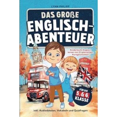 Abbildung von Das Große Englisch Abenteuer: Kinderleicht lernen mit 22 spannenden Kurzgeschichten für die 5. &amp; 6. Klasse inkl. Audiodateien, Vokabeln und Quizfragen