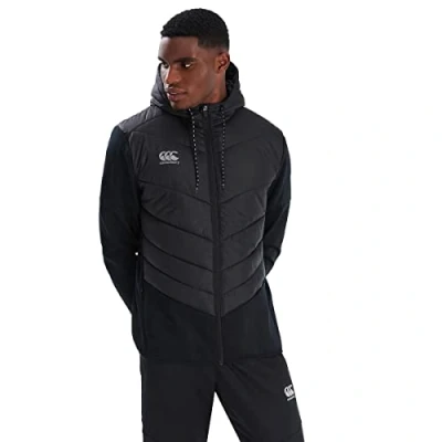 Abbildung von Canterbury Herren Hybrid wasserfeste gepolsterte Jacke Schwarz/Grau S