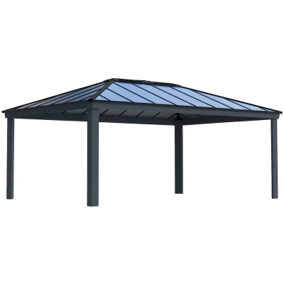 Abbildung von Palram Canopia Pavillon Dallas, 611,5 x 425,5cm, Anthrazit