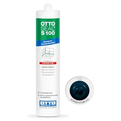 Abbildung von OTTO Chemie Silikon Ottoseal S100 Premium Sanitär 300ml, Silikon, gebrauchsfertig, Exzellente Verarbeitbarkeit, für innen und außen, ideal zum Abdichten