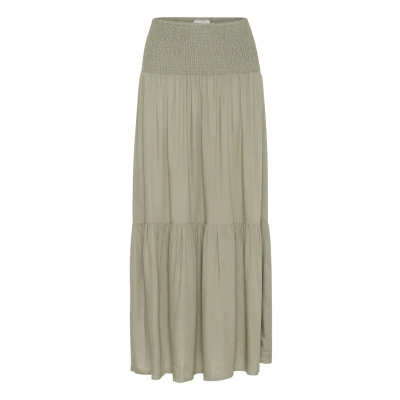 Abbildung von Kaffe Kamaxi Maxirock, Damen, Größe: M/L, Vetiver