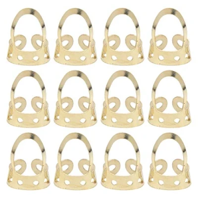 Abbildung von Daumen und Finger Plektren, 12 teilige Gitarrenplektren, Picks Verstellbare Pick Gitarre, Edelstahl Fingerpicks Gitarre mit Aufbewahrungsbox(Gold)