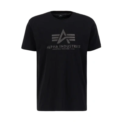 Abbildung von Alpha Industries Tshirt print, Größe: Small, black