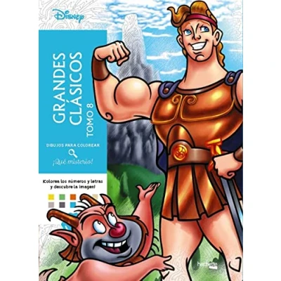 Abbildung von Dibujos para colorear. ¡Qué misterio! Grandes Clásicos Tomo 8 (Hachette HEROES DISNEY Arteterapia)