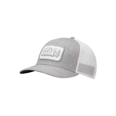 Abbildung von TaylorMade Unisex Lifestyle Retro Trucker Cap 2024 Verschluss, grau/weiß, One Size