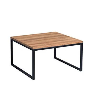 Abbildung von M2 Kollektion Jakarta 1 Couchtisch, MDF Dekor Eiche braun, 60x60cm, Höhe 35cm
