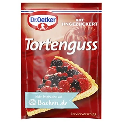 Abbildung von Dr. Oetker Tortenguss rot ungezuckert