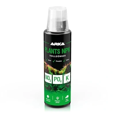 Abbildung von Microbe Lift Plants NPK 236 ml Volldünger mit Nitrat, Phosphat &amp; Kalium, fördert kräftigen Pflanzenwuchs in Süßwasseraquarien, ideal für Aquascaping.