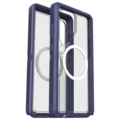 Abbildung von OtterBox Defender XT Clear Magnets Schutzhülle für Samsung Galaxy S25 Ultra Violet Thunder clear/purple