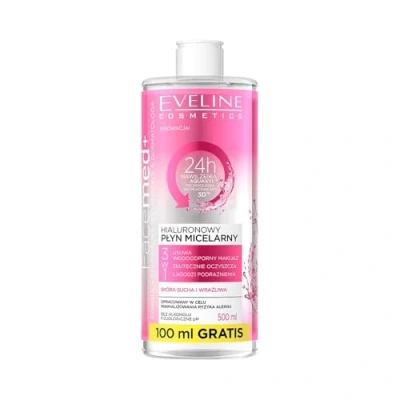 Abbildung von Eveline Cosmetics Facemed+ Hyaluron Mizellenwasser 3in1, 400 ml