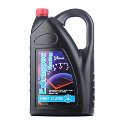 Abbildung von Specol Extraspec Racing 10W 60 5l Motoröl 100883 MERCEDES BENZ: CLK Cabrio, E Klasse T modell, ML Klasse, VOLKSWAGEN: Polo IV Schrägheck