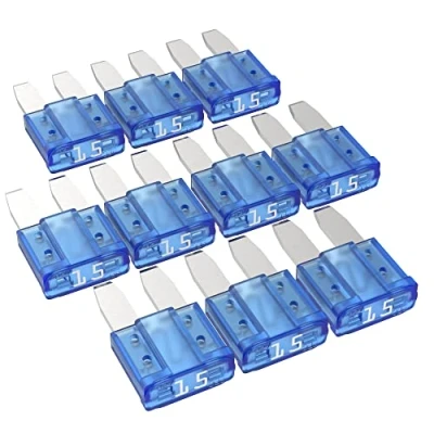 Abbildung von AUPROTEC Micro 2 Kfz Sicherungen Flachstecksicherungen MikrOTO II 5A 30A Auswahl: 15A Ampere blau, 10 Stück