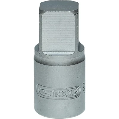 Abbildung von KS TOOLS 150.9118 Steckschlüsseleinsatz DIN 3120, ISO 1174 14 Chrom Vanadium Stahl Vierkant, Innenvierkant