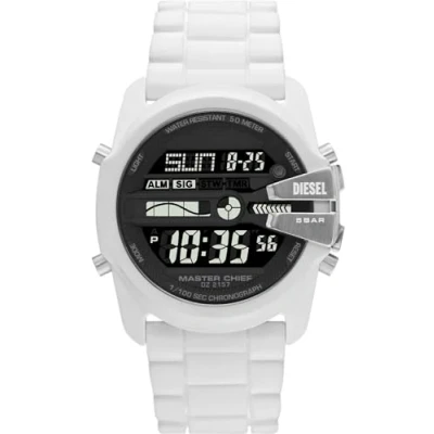 Abbildung von Diesel Digitaluhr MASTER CHIEF, DZ2157, Quarzuhr, Armbanduhr, Herrenuhr, digitale Anzeige, Silikonarmband